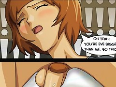 Futanari  Girls Have To Satisfy Both Holes And Cock Also